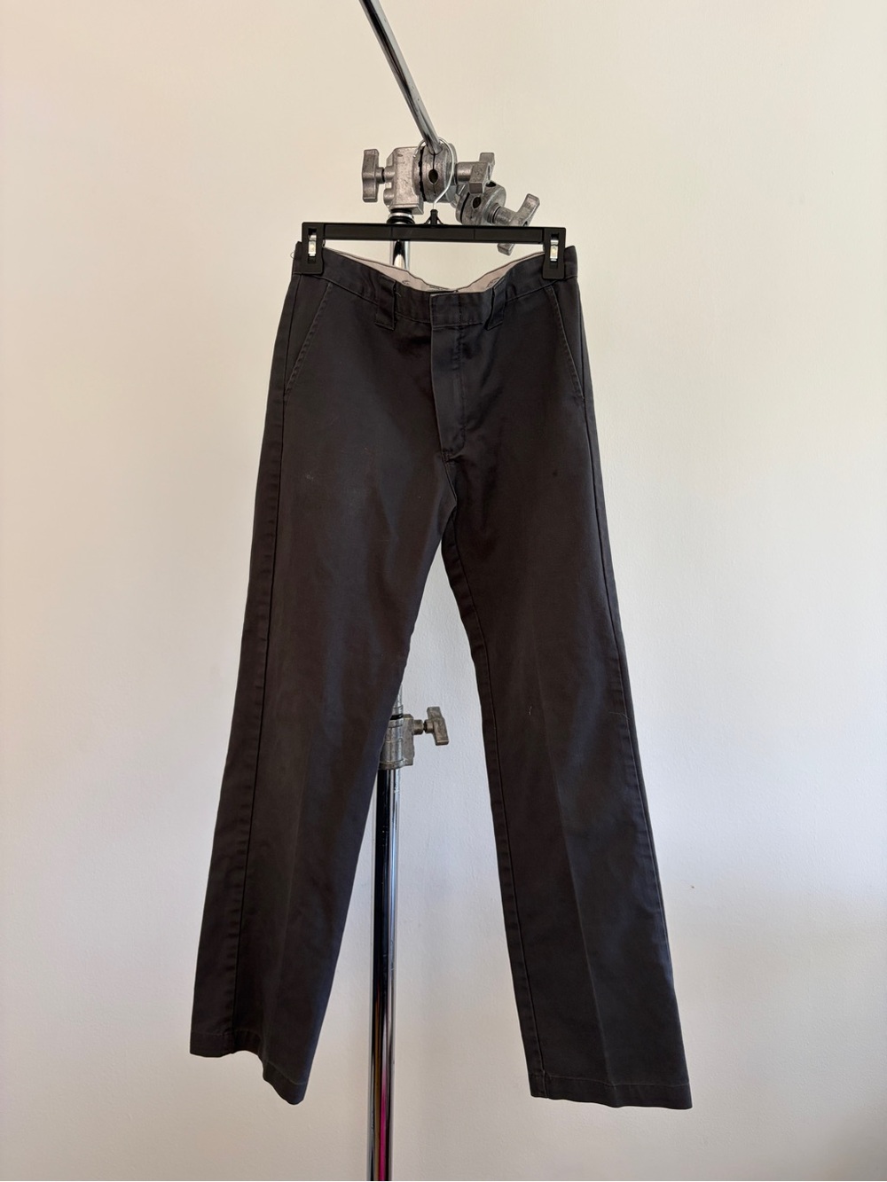 Dickies Slim Straight Black with Pinstripe Detail